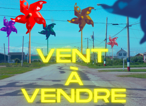 visuel de la pièce de théâtre Vent à vendre